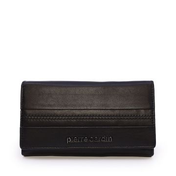 Portmoneu femei Pierre Cardin negru din piele 7DPU455K130N
