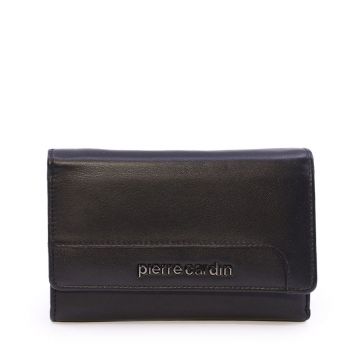 Portmoneu femei Pierre Cardin negru din piele 7DPU6334131N