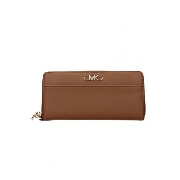 Portofel dama  Parker de piele cu logo metalic Maro 21 x 10 x 3 cm