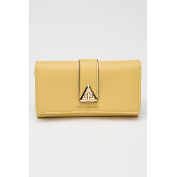 Portofel de piele ecologica cu clapa Lady