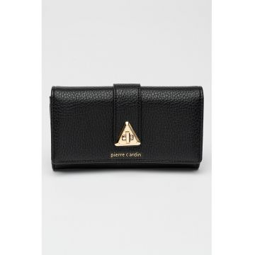 Portofel de piele ecologica cu clapa Lady