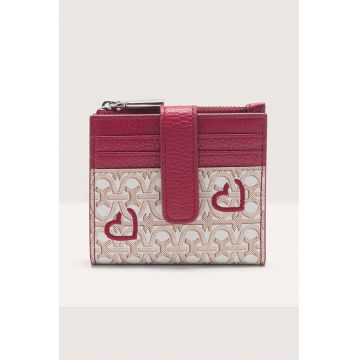Portofel din piele cu model San Valentino