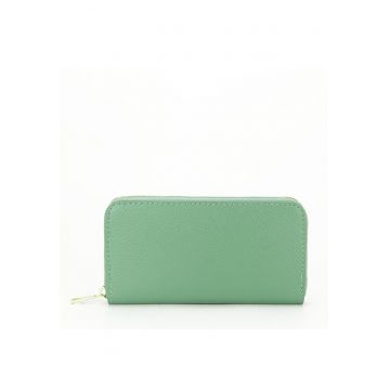 Portofel din piele naturala 8954 07 Verde menta 14557
