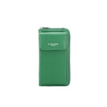 Portofel si port telefon verde deschis Lisa 07 12570