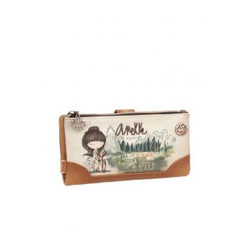 Portofel  The Forest pentru femei - cu suport pentru carduri - material flexibil - 35609-906 - multicolor