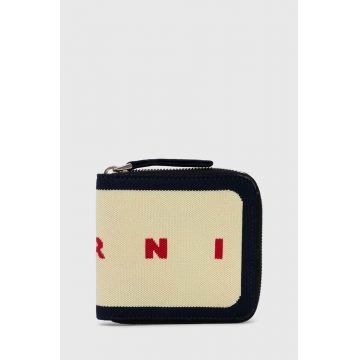 Marni portofel culoarea galben PFMI0050Q0.P4547.ZO101-yellow