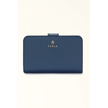 Portofel compact din piele Camelia