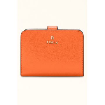 Portofel compact din piele Camelia