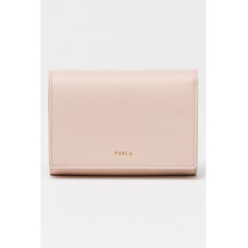 Portofel compact din piele Nuvola