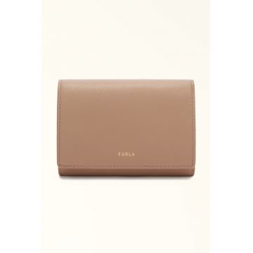 Portofel compact din piele Nuvola