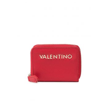 Portofel dama  Divina - rosu - material plastic