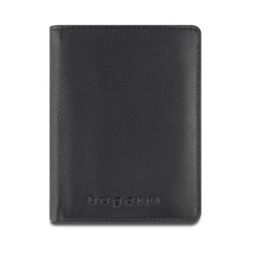 Portofel vertical barbati -  colectia Punto - 49131201 - piele naturala - negru