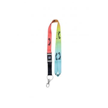 Breloc  cu carabina - multicolor - 100% poliester - pentru chei - unisex