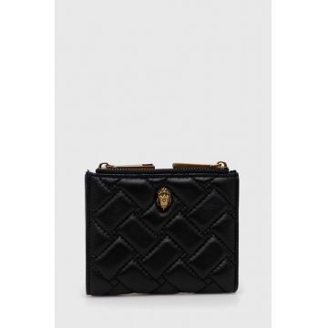 Kurt Geiger London portofel de piele femei, culoarea negru