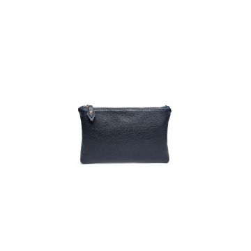 Portfard piele -  Portfard St. Moritz - bleumarin - 23 x 3 x 15 cm