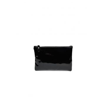Portfard piele -  St. Moritz - lac negru - 23 x 3 x 15 cm