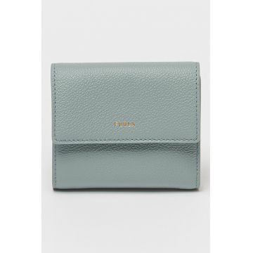 Portofel compact din piele Goccia
