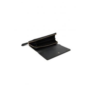 Portofel dama  Rised Re - negru - plastic - mare