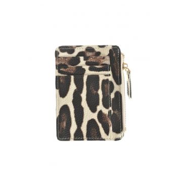 Portofel mini cu model animal print - Paris Portofel mini cu model animal print - Paris