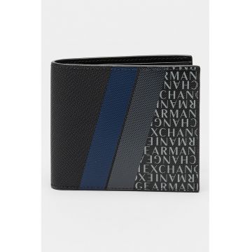 Portofel pliabil cu model colorblock