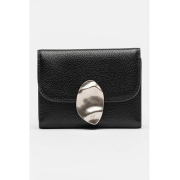 Portofel pliabil de piele cu protectie RFID