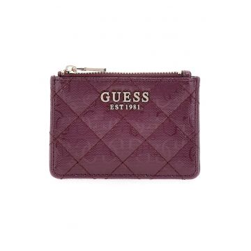 Portcart cu aspect matlasat - Visiniu