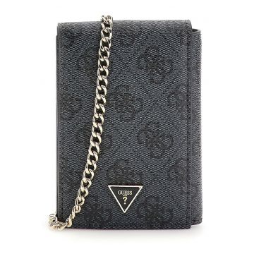 Portcart de piele ecologica cu detaliu lant Portcart de piele ecologica cu detaliu lant