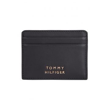 Portcart din piele cu aplicatie logo Portcart din piele cu aplicatie logo