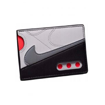 Portofel barbati  Air MAX 90 - poliuretan/poliester - 3 compartimente pentru carduri - 12x8.5x0.5cm Portofel barbati  Air MAX 90 - poliuretan/poliester - 3 compartimente pentru carduri - 12x8.5x0.5cm