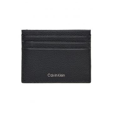 Portofel barbati -  etui pentru carduri - piele naturala - negru - universal Portofel barbati -  etui pentru carduri - piele naturala - negru - universal