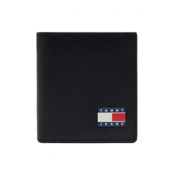 Portofel barbati -  Piele naturala - negru - 10x9.5cm Portofel barbati -  Piele naturala - negru - 10x9.5cm