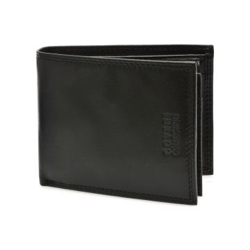 Portofel COVERI negru, 408293, din piele naturala