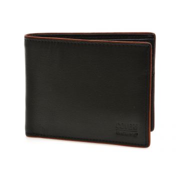 Portofel COVERI negru, C1121, din piele naturala