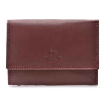 Portofel COVERI visiniu, EC70331, din piele naturala