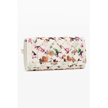 Portofel cu aspect tesut Eclat Mariona - Multicolor
