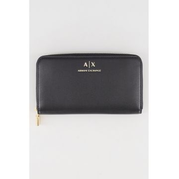 Portofel cu fermoar Jane - Negru