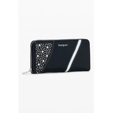 Portofel cu fermoar si nituri Punkette Portofel cu fermoar si nituri Punkette