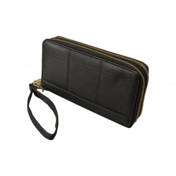 Portofel dama Delis, Marisola PT1429, piele naturala, Negru Portofel dama Delis, Marisola PT1429, piele naturala, Negru