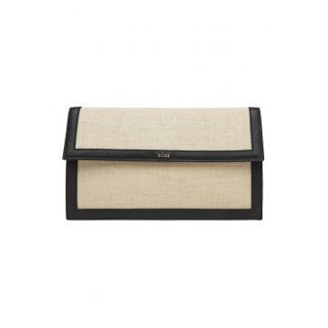 Portofel dama -  tkanina - bej - universal Portofel dama -  tkanina - bej - universal