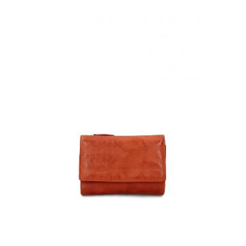 Portofel de piele Boreal - Caramel