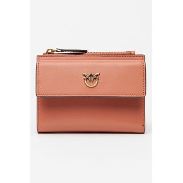 Portofel de piele cu capse Portofel de piele cu capse