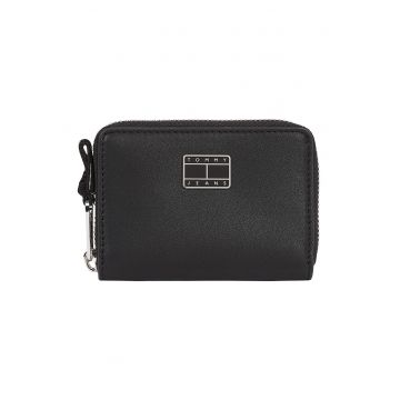 Portofel de piele ecologica cu aplicatie logo metalica City