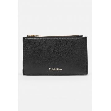 Portcart din piele ecologica cu detaliu logo Portcart din piele ecologica cu detaliu logo