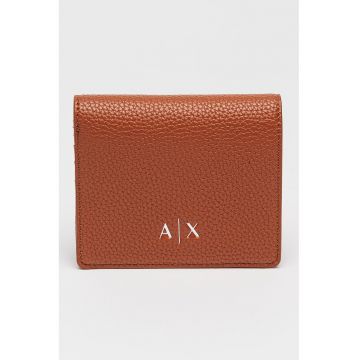 Portofel de piele ecologica - Maro scortisoara