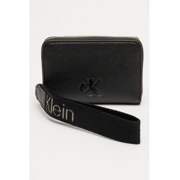 Portofel din piele ecologica cu logo Portofel din piele ecologica cu logo