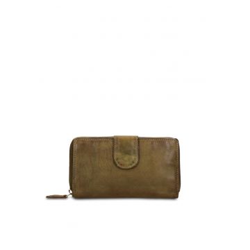 Portofel din piele Valerian Elite - Kaki