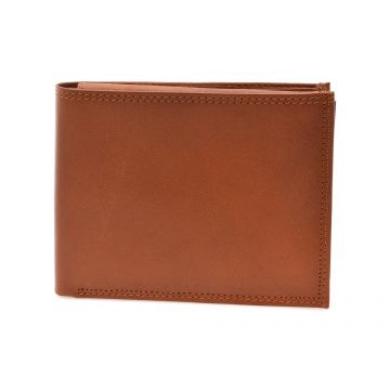 Portofel maro, OP8411, din piele naturala