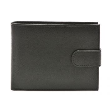 Portofel negru, 11003, din piele naturala