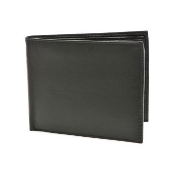 Portofel negru, 11009, din piele naturala