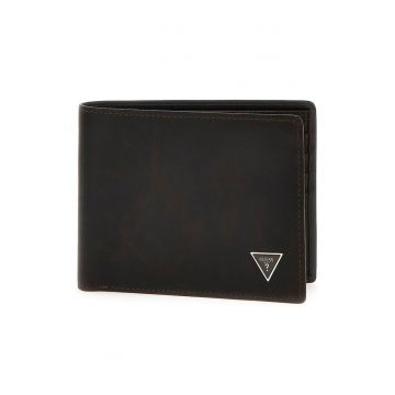 Portofel pliabil de piele Portofel pliabil de piele